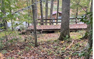 HERE'S YOUR RV LOT county water available Gentle lot with wooden deck ,Power pole in place, Short distance to Hiawassee and Lake Chatuge. Paved street entry. Located in Bald Mt Park Hiawassee Ga