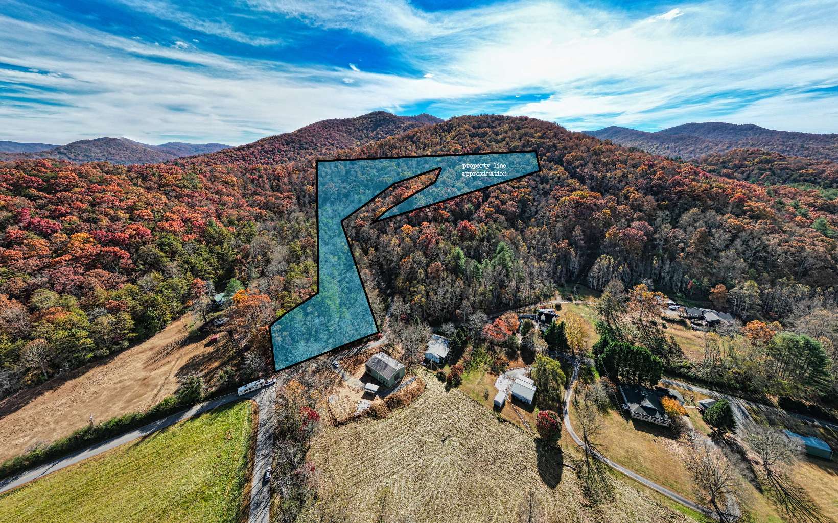 Extraordinary nice large tract of land in the beautiful North GA Mountains. This 20.4 acres tract joins the USFS and has Breathtaking long range mountain views. Numerous possibilities, Unrestricted, county water available, springhead on the property. Land could be subdivided. Don’t let this one pass you by.