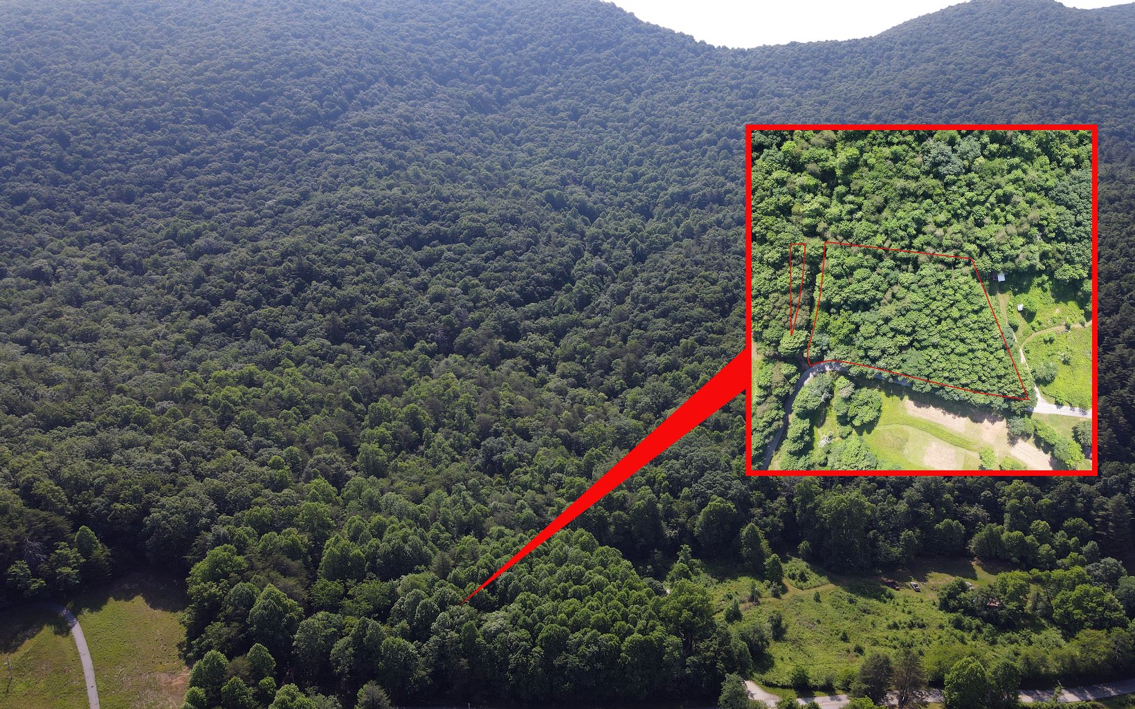 An nice flat easy build lot full of cedar trees. The entire north side of the property abuts Glen Elliott Road giving access to an additional 17.1 acres surrounded by national forest.