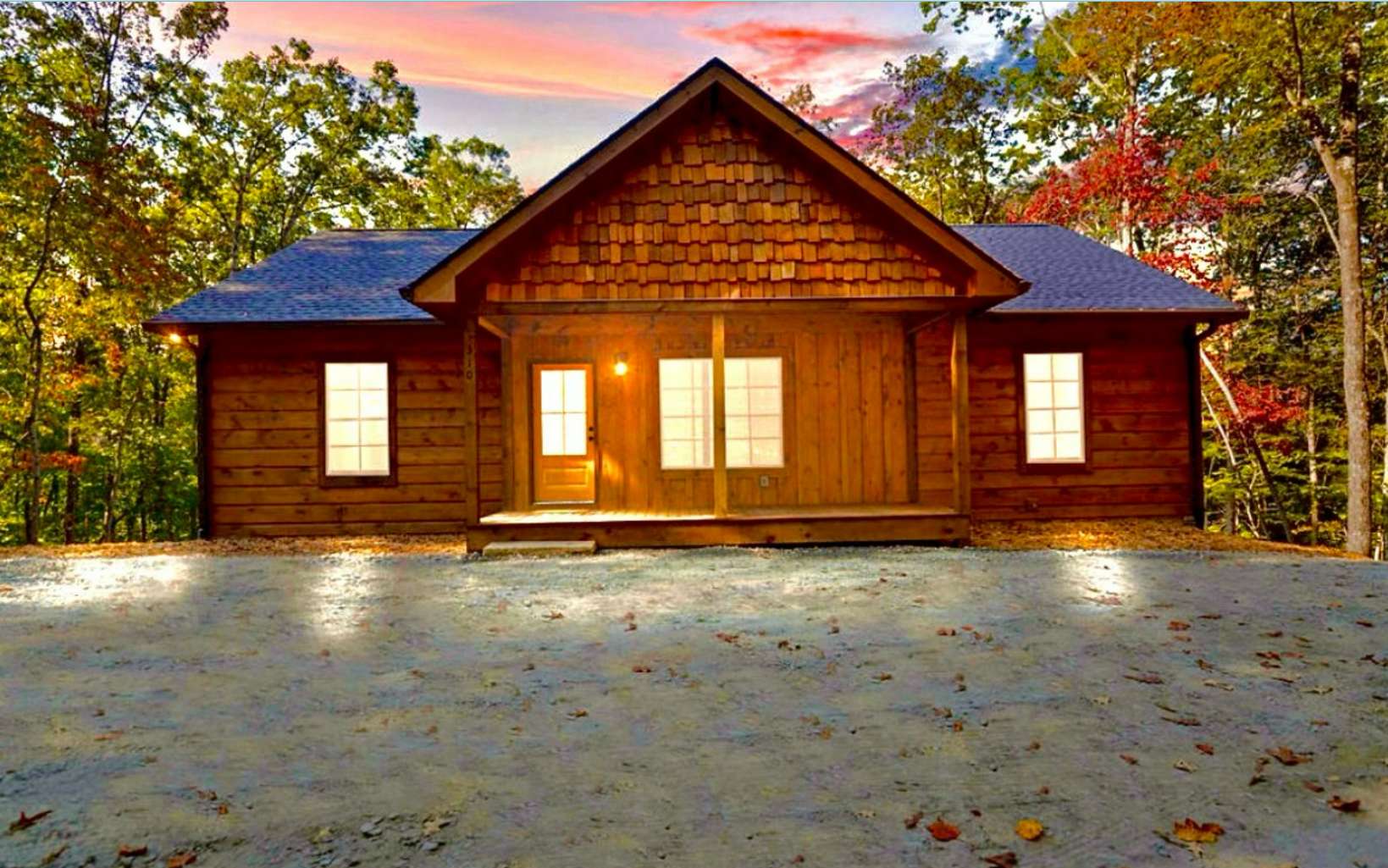 Pre-Construction Escape to the tranquil allure of mountain living at 89 Monitor Drive! This inviting cabin is situated on 1.32-acres, offering 3 bedrooms & 2 baths the ultimate mountain retreat! This home will be complete in 4-5 months, so get in on it now to choose the finishing touches! Adorned with rustic chink log siding & charming finishes, it exudes a cozy inviting atmosphere that will capture your heart. Wonder inside to find a dreamy kitchen with SS appliances, a large kitchen island, custom wood cabinets & granite countertops. Open concept with a view to the large living room with tongue & groove ceilings, stacked stone gas log fireplace & a large area for many memories to be made! For the luxury, the master suite features tongue & groove ceilings, a large walk-in closet with a trendy barn door everyone will love & a large closet with shelving system to stay organized! The master bathroom was meticulously designed with his & hers sinks, walk-in large tile shower granite countertops. Step onto the screened in back porch & experience the serenity of the outdoors, with a delightful rock stone fireplace & a welcoming seating area for relaxation. Cable TV, high-speed internet, county water, excellent cell service! Located in the highly desired Coosawattee river resort with many amenities such as pools, tennis courts, access to the Coosawattee River, hiking trails, parks, exercise facility & more! Perfect for full time living, part time living, or vacation rental/STR!