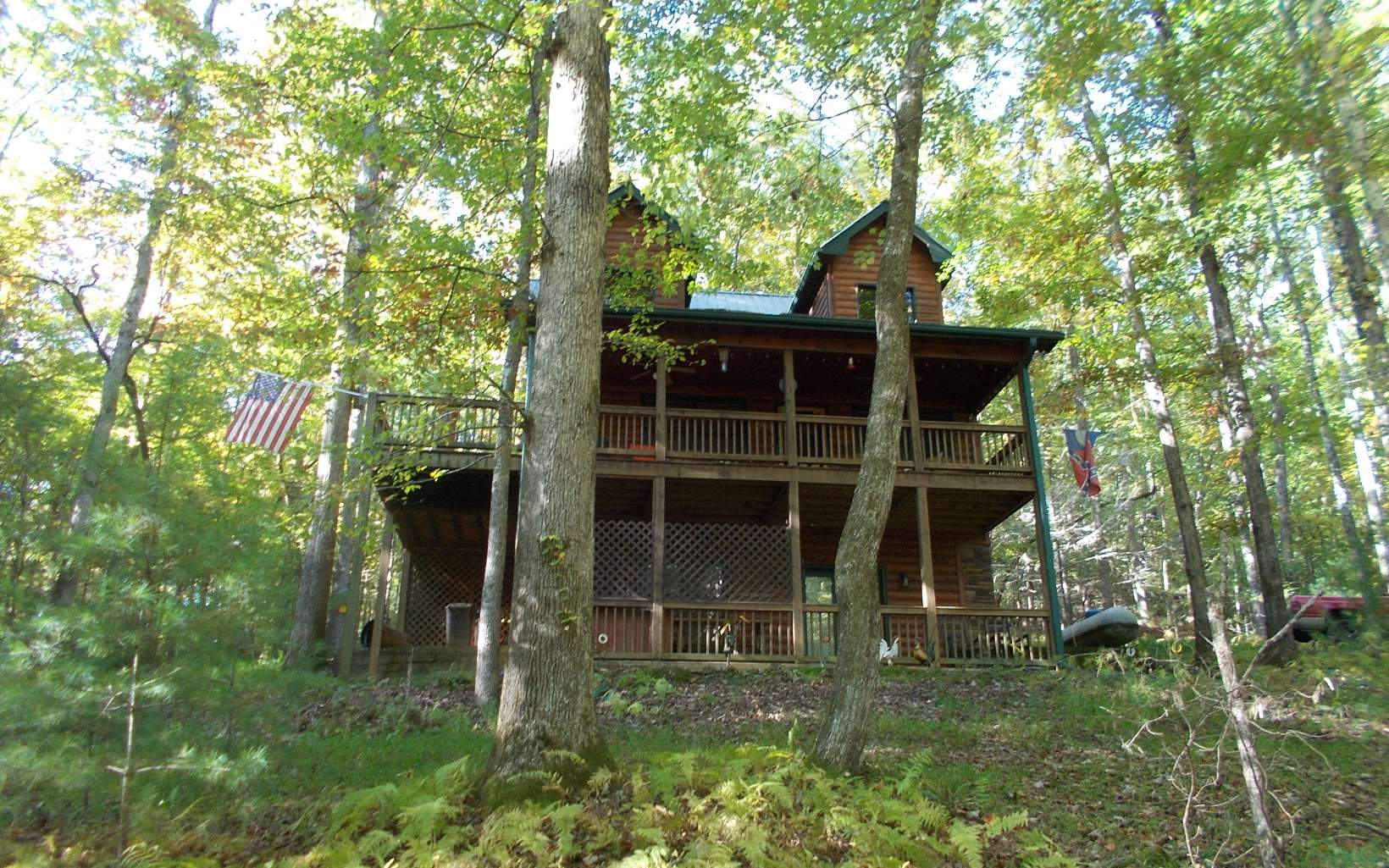 LOCATION*CABIN*LOCATION*USFS*LOCATION*ASKA ADVENTURE AREA*FURNISHED*2 LOTS* This cozy cabin package has everything you need. Located in Aska adventure area you are close to hiking trails, toccoa river, trophy trout streams, clay shooting course, tubing, hiking/hunting in your own backyard in the USFS, resturants and of course Downtown Blue Ridge. This property checks off the boxes coming completely furnished (Except some personal items), great location, additional lot with firepit (both lots border USFS), stocked ponds thoughout the community for owner use and a circle drive !