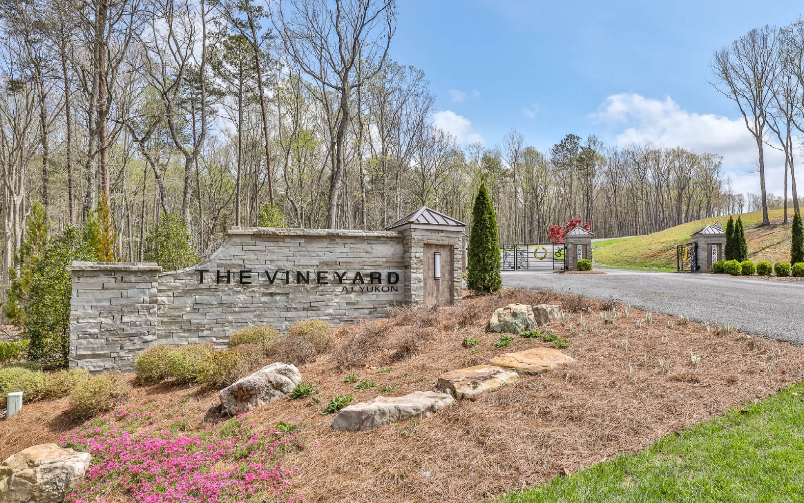 Have you ever thought about owning a sliver of the north Georgia mountains? Now is your chance! Builders and investors, this is the perfect lot to build an investment or a forever home. Located within a few miles from four of Ellijay best vineyards. Nestled in a private subdivision, this 1.75 acre lot features a long, and short range Mountain View. Property is within stones throw to a community area that includes a double deck with luxury features to host, soon to include a top of the line community pool. Entire neighborhood sold out in only a few weekends, highly desired and will appreciate quickly! Don't wait to invest in Vineyards at Yukon.